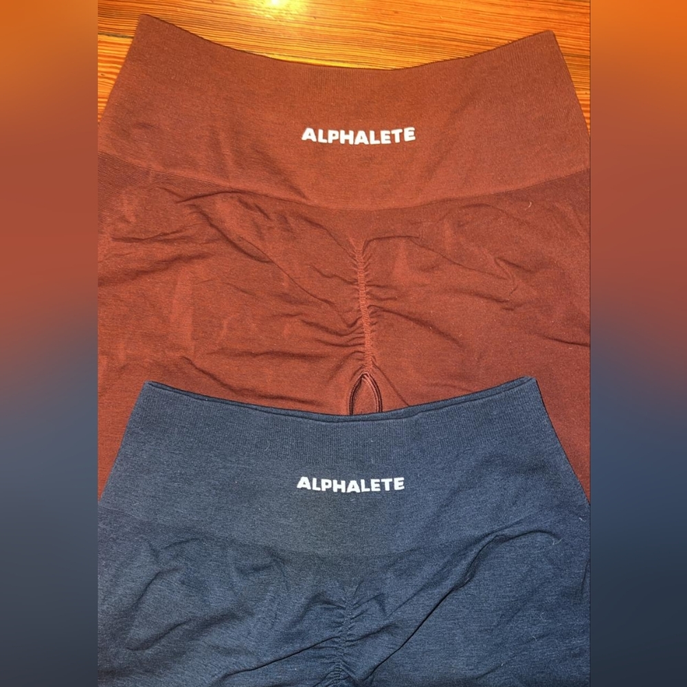 Alphalete amplify biker shorts